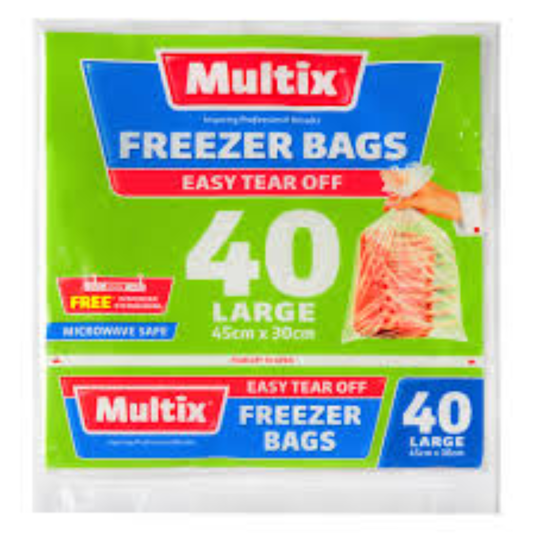 MULTIX FREEZER BAGS LARGE 40'S
